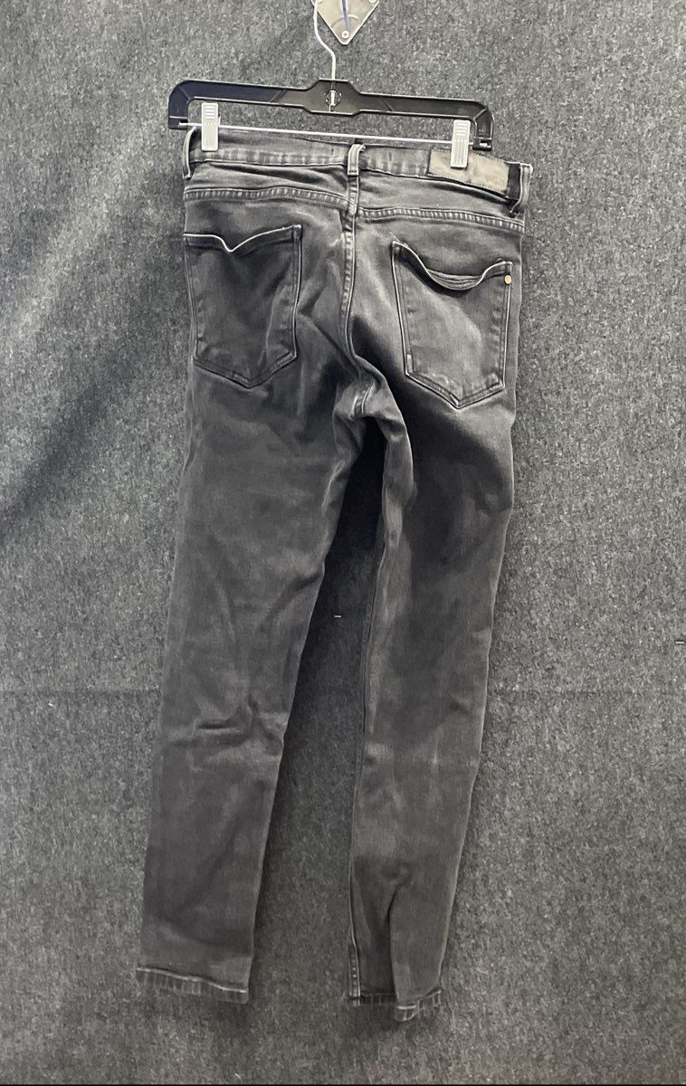 Zara Women's Black Faded Slim Straight Jeans Size 31