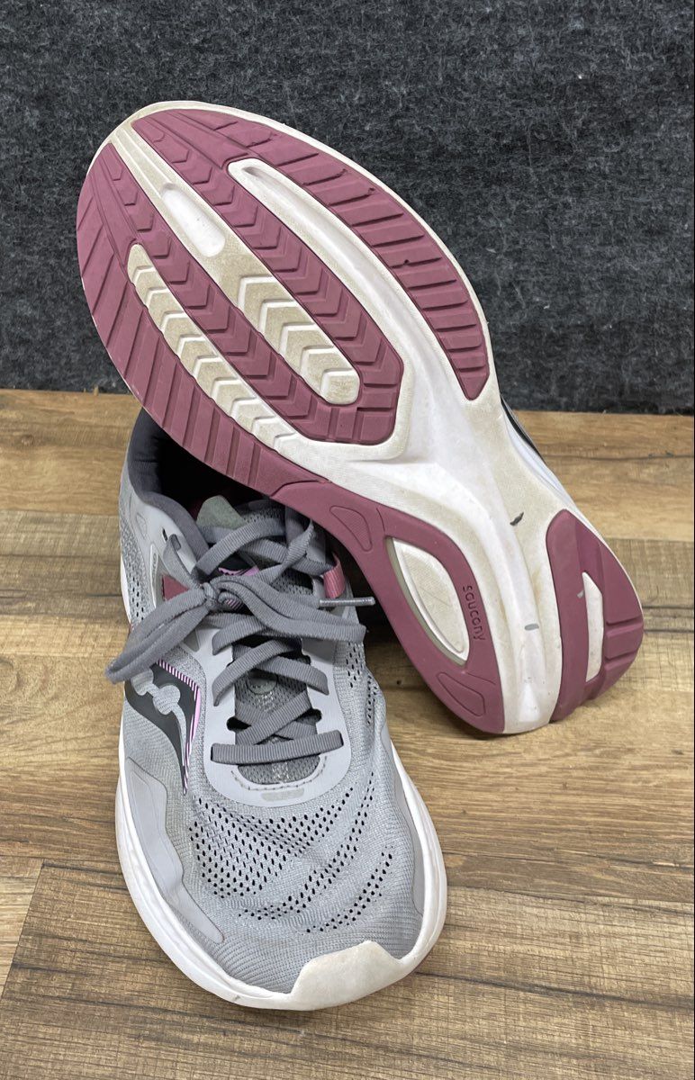 Saucony Guide 15 Grey Pink Women's Road Running Shoes Size 9.5 S10684-15