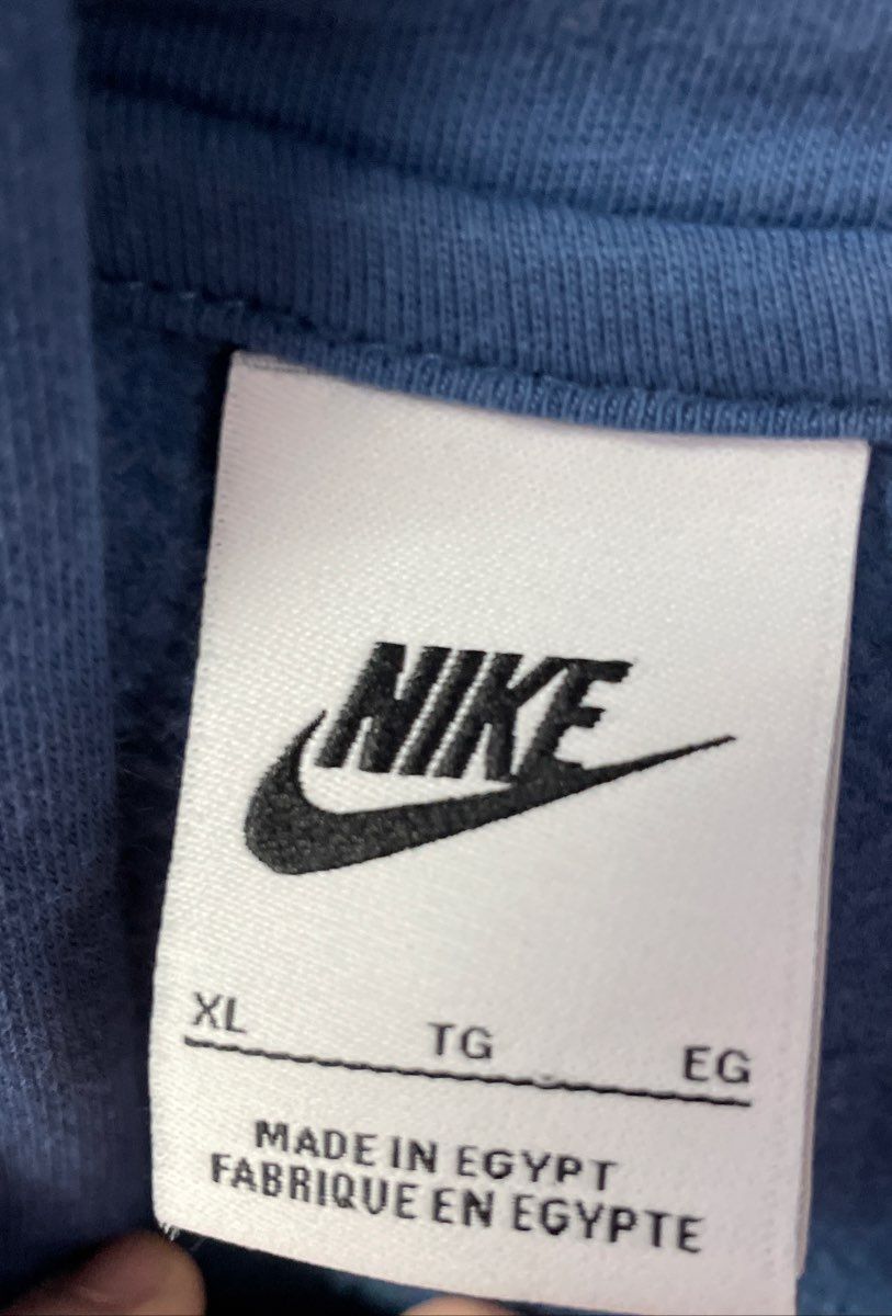 Nike Men's Navy Blue NYC Swoosh Graphic Pullover Hoodie Sweatshirt Sz XL