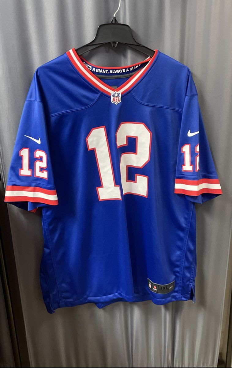 Nike Men's NY Giants Jersey Blue #12 Darren Waller Sz 3XL