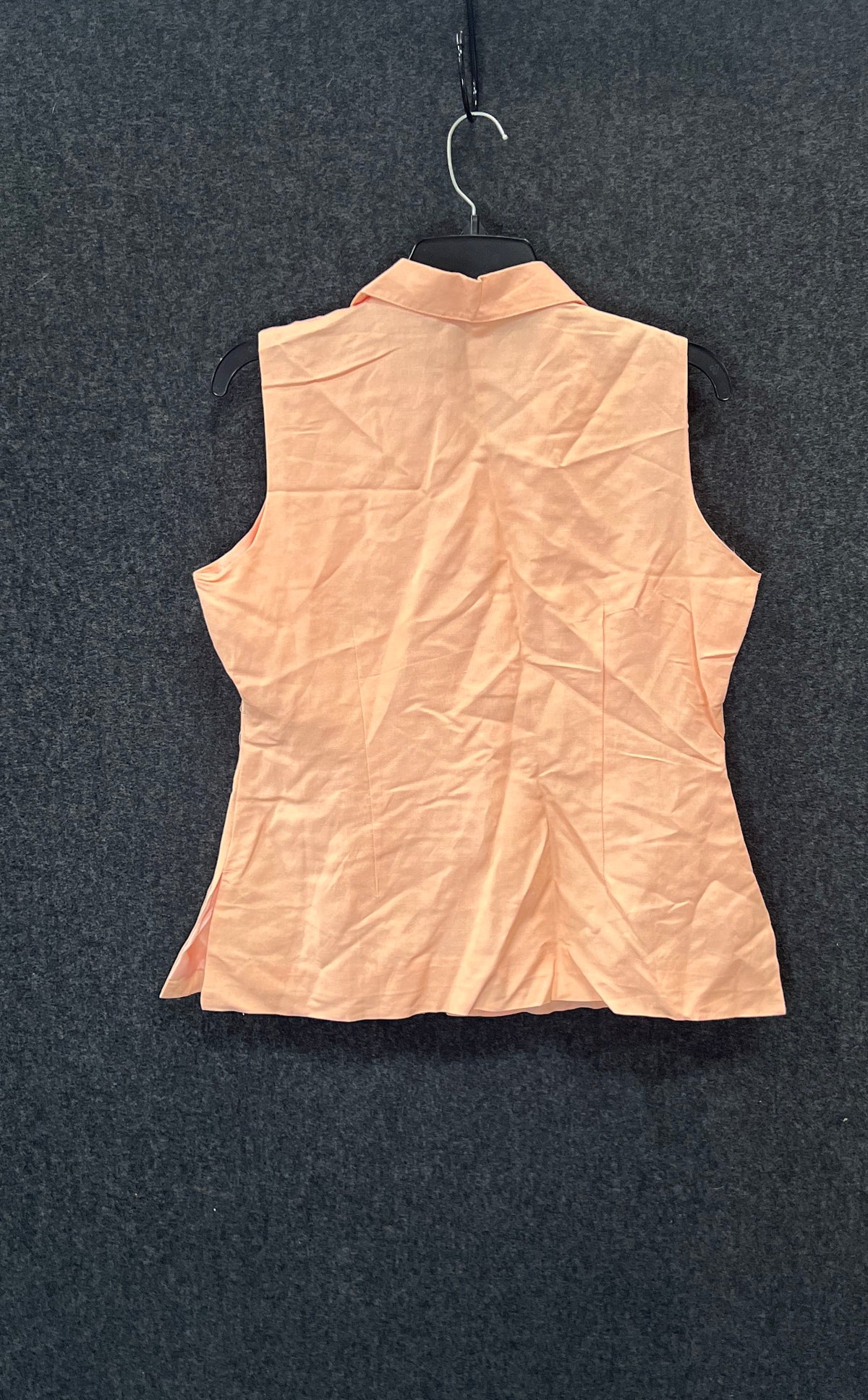 Jennifer Eden Women's Pink Sleeveless Embroidered Blouse Vintage 90s Sz 14