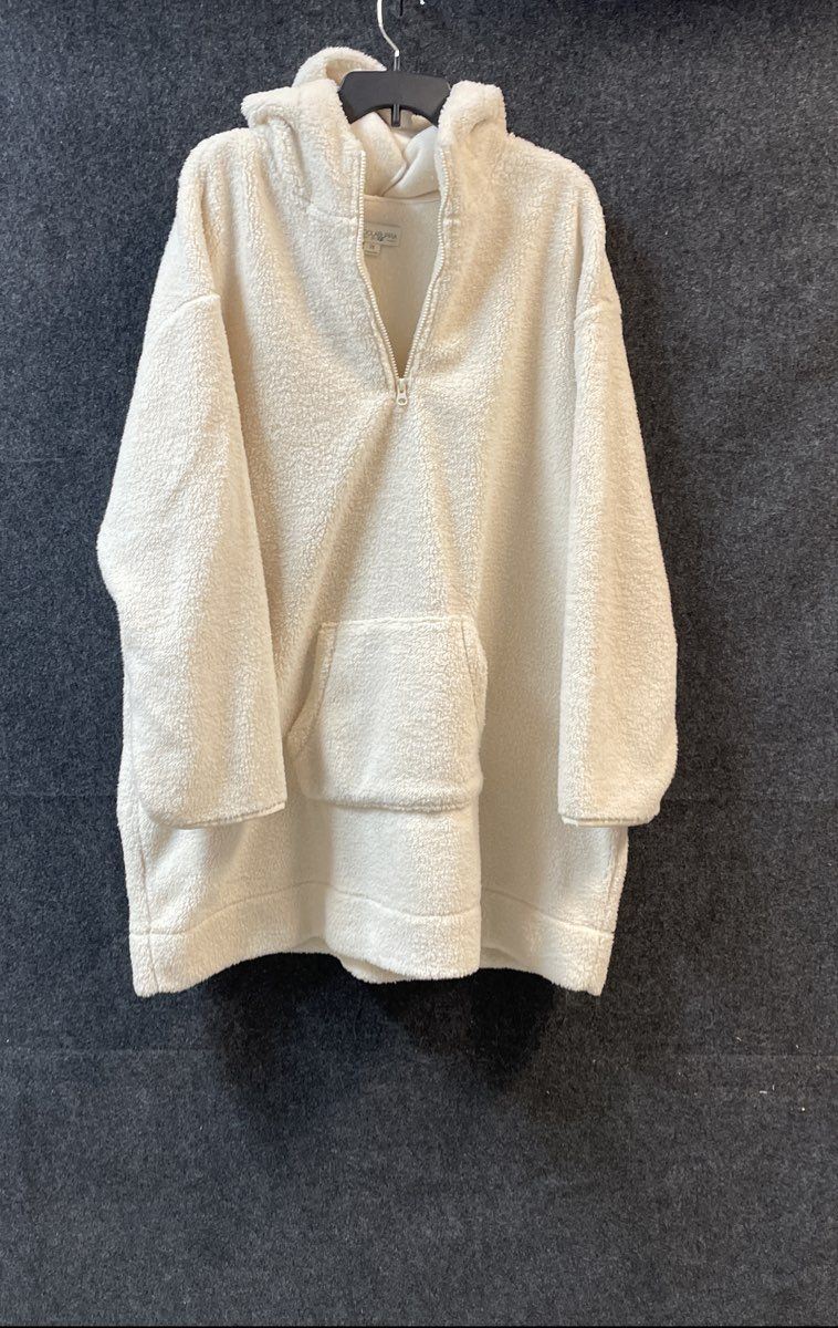Koolaburra by UGG Women's Cream Sherpa Half Zip Pullover Hoodie Jacket Sz 2X