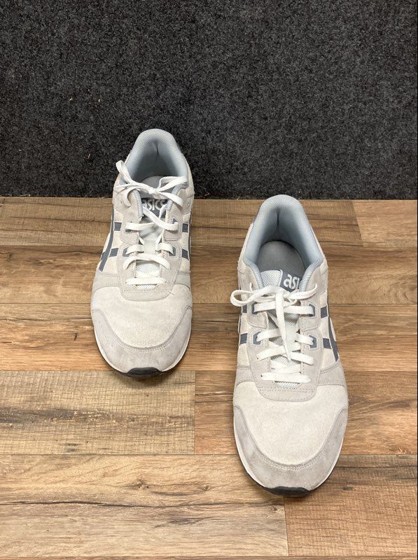 Asics Lyte Classic Grey Blue Men's Lifestyle Sneakers Size 13