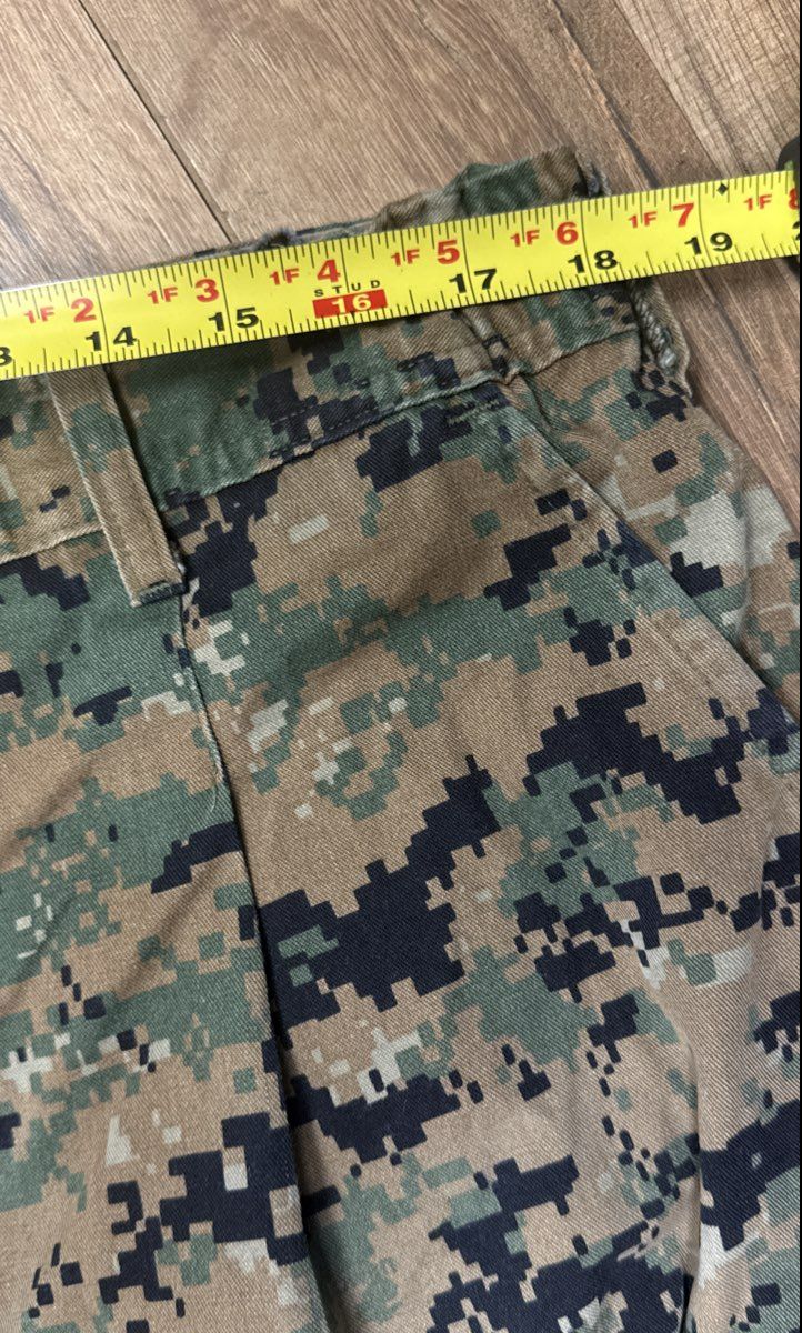 USMC Men's MARPAT Woodland Digital Camo MCCUU Combat Trousers Sz Large Regular