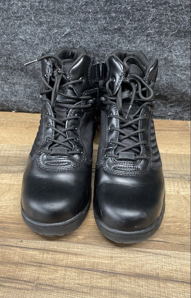 Bates Tactical Sport 2 Side Zip Composite Toe Black Work Boots Men's Size 9.5 E