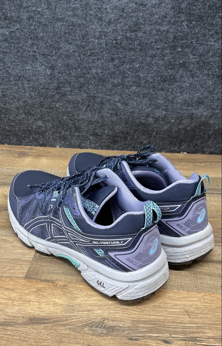 Asics Gel-Venture 7 Peacoat Blue Purple Women's Trail Running Shoes Size 10