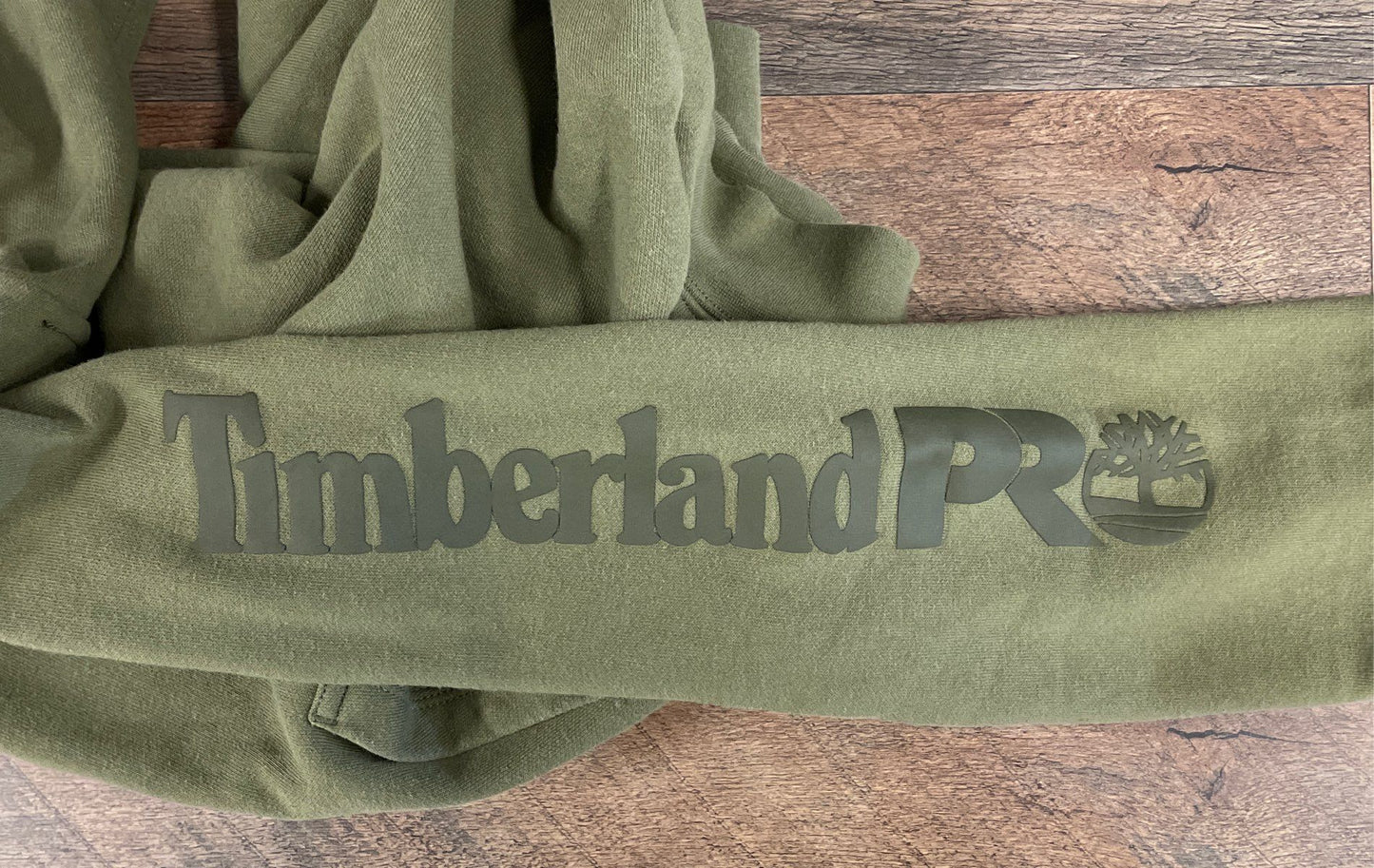 Timberland PRO Women's Olive Green Original Fit Logo Hoodie Sweatshirt Sz XL