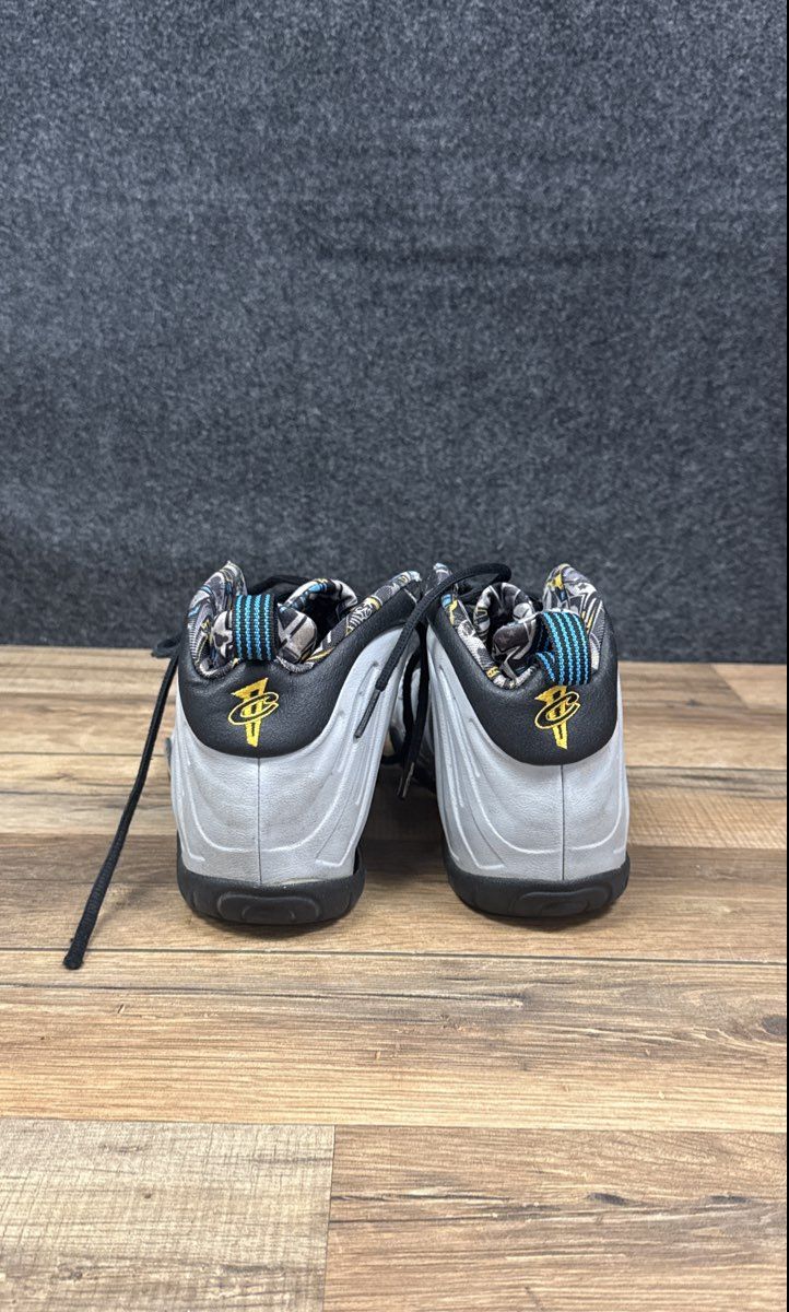 Nike Little Posite One Graffiti 644791-009 Kids Basketball Shoes Size 6Y