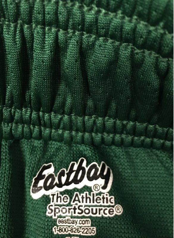 Eastbay Men's Green Side Snap Tearaway Training Pants Mesh Athletic XL