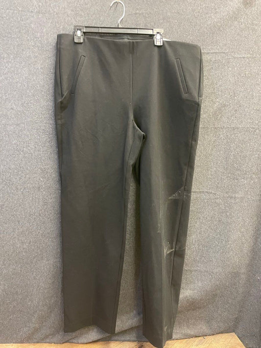 Chico's Women's Black So Slimming 360 Juliet Side Vent Ankle Pants Size 3R 16