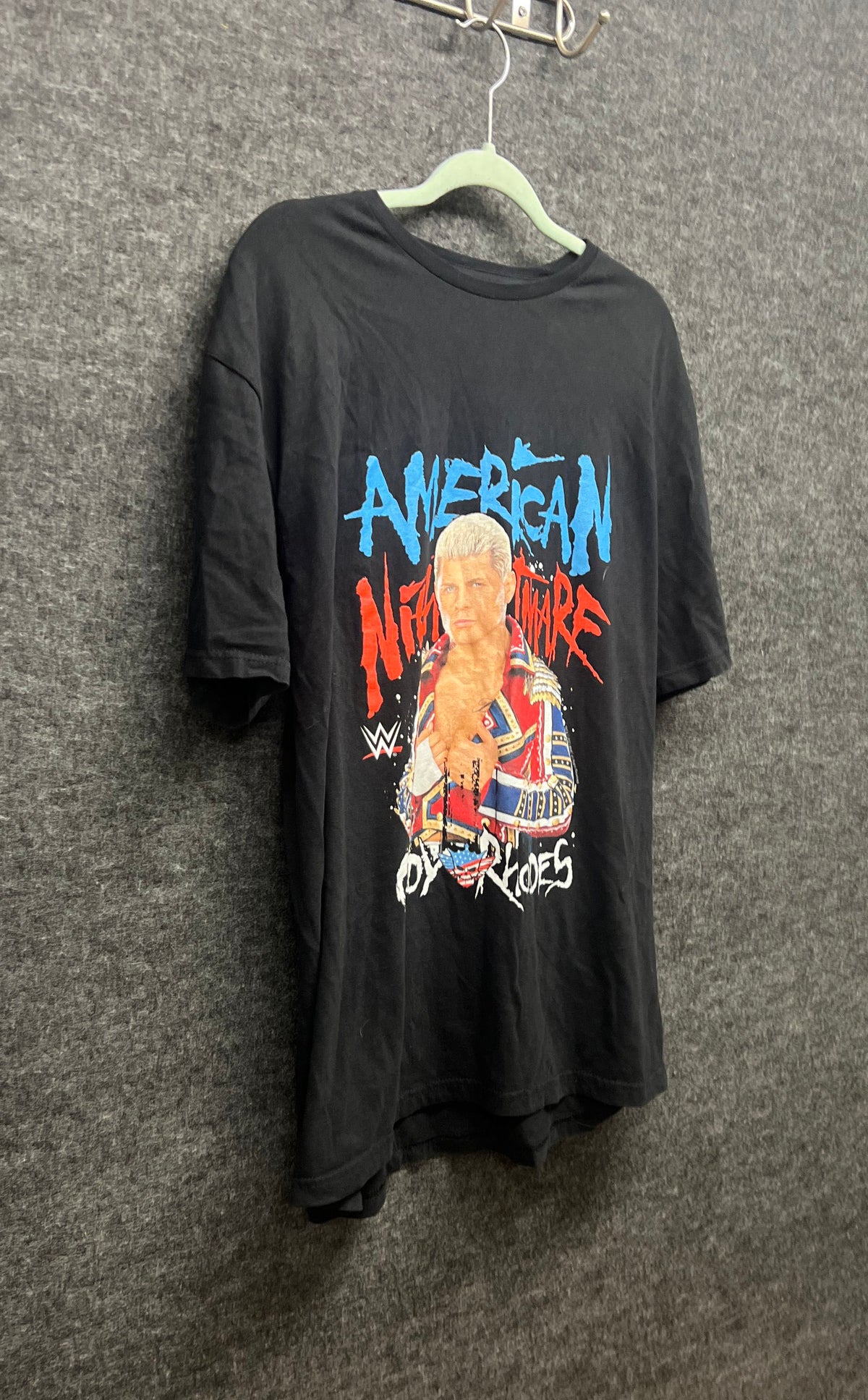 WWE Cody Rhodes American Nightmare T-Shirt Ripple Junction Graphic Black Sz XS