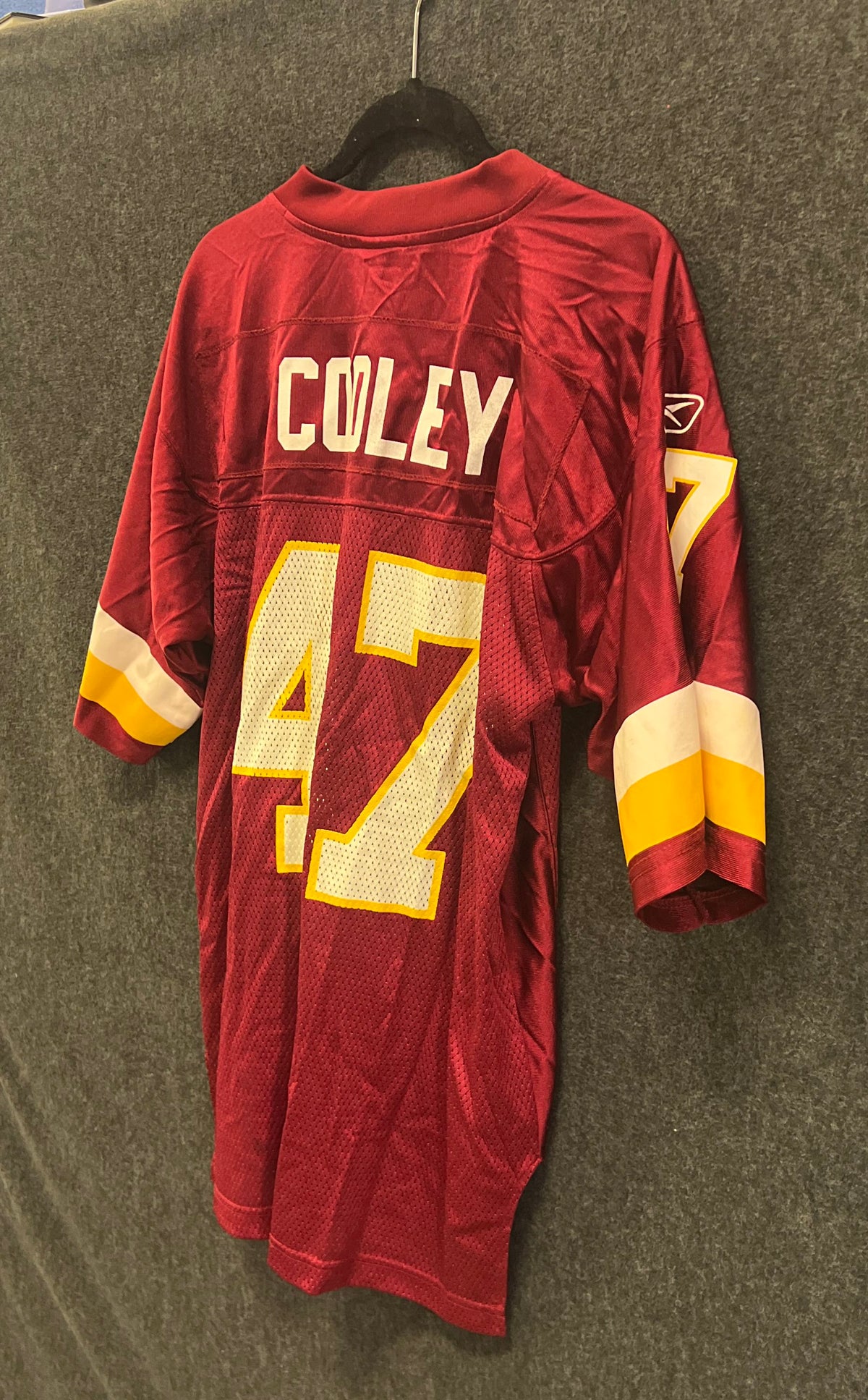 Reebok Men's Washington Redskins Chris Cooley #47 NFL Football Jersey Sz S