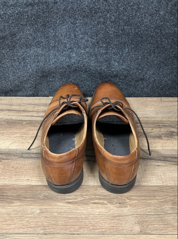 Florsheim Midtown Cap Toe Oxford Cognac Leather Men's Shoes Size 12 D