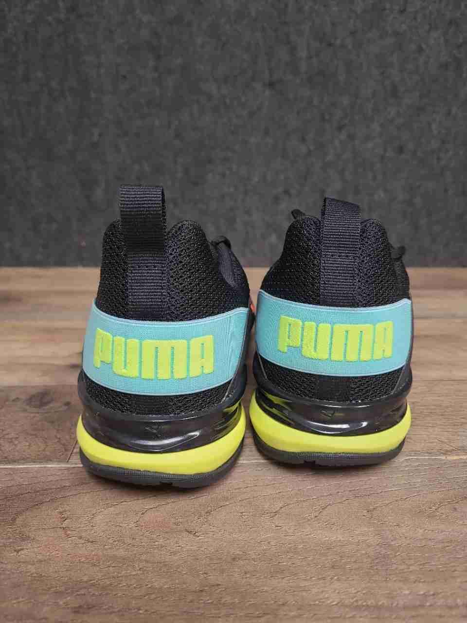 Puma Cell Vive Black Sunblaze Aquamarine Women's Training Shoes Size 7.5