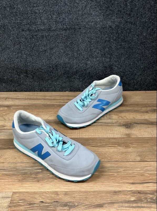 New Balance 501 Grey Blue Women's Lifestyle Running Shoes Size 11