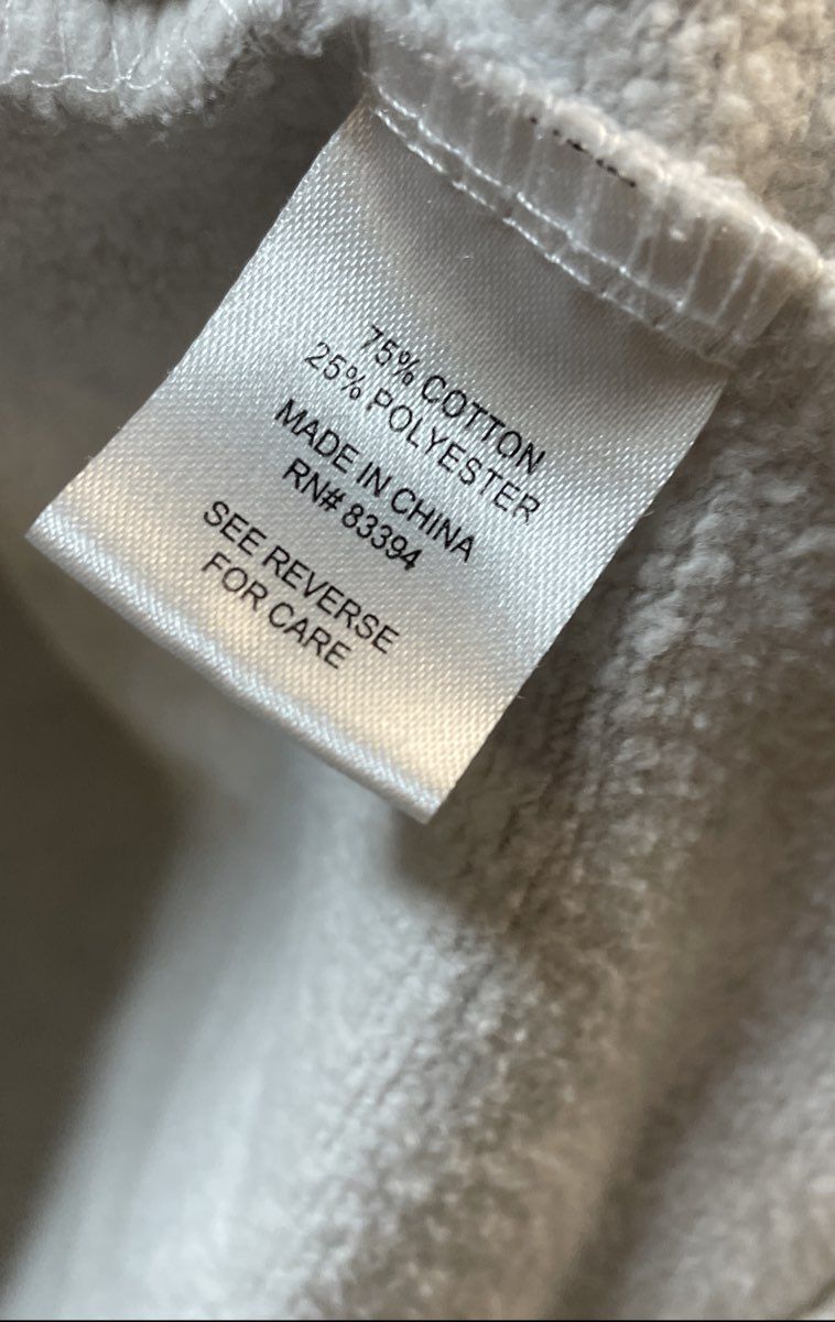 Goat USA Men's Crewneck Sweatshirt Gray Heather Embroidered Logo Chuck Sz S