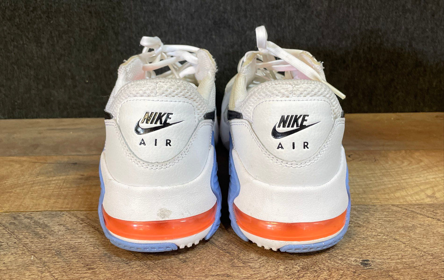 Nike Air Max Excee White Bright Mango Black Women's Sneakers Size 8.5