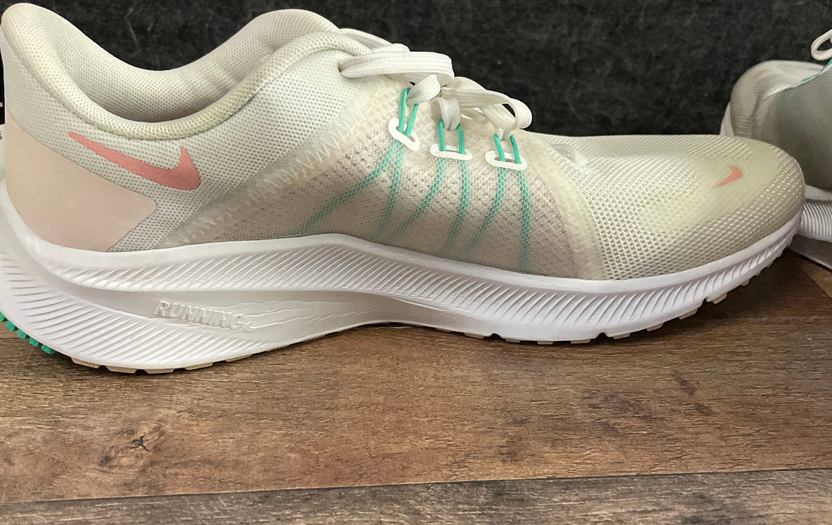 Nike Quest 4 White Pink Pastel Women's Running Shoes Size 10