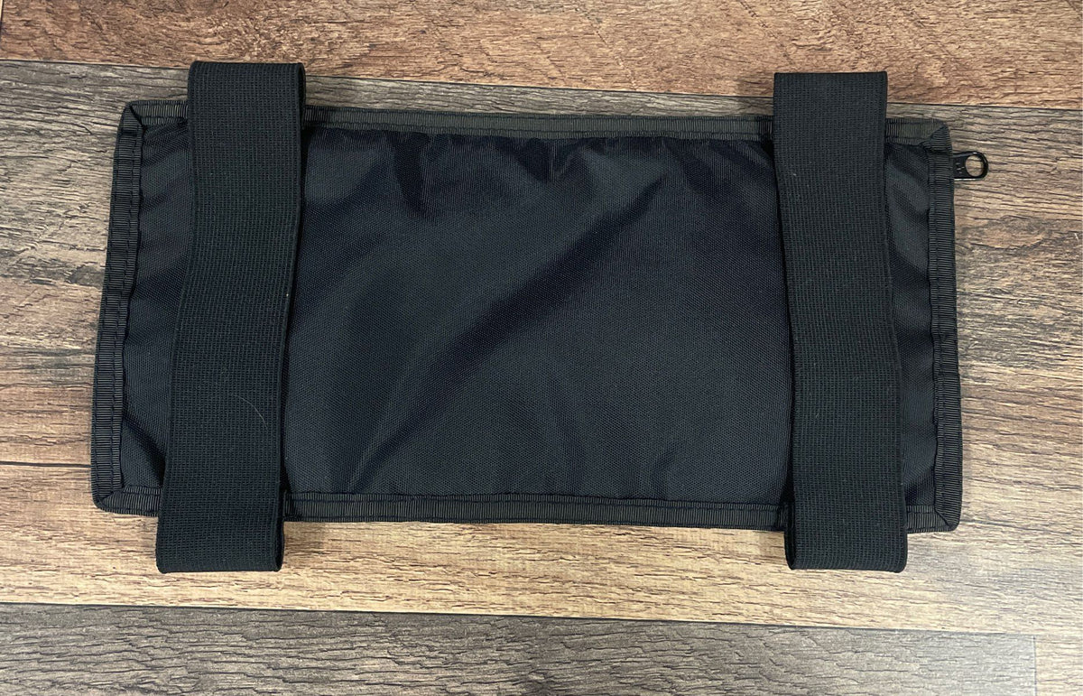 L.L. Bean Black Nylon Sun Visor Organizer Multi Pocket Automotive Storage