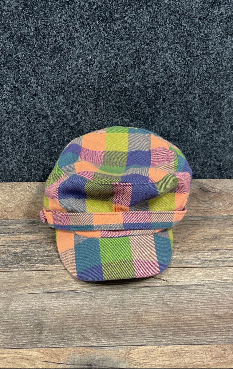 D&Y Women's Plaid Cadet Cap DYW-0850CD Multicolor Acrylic Military Hat OSFM