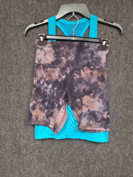 Lululemon Women's Swiftly Tech Racerback Tank & Align Biker Shorts 2-Pc Set