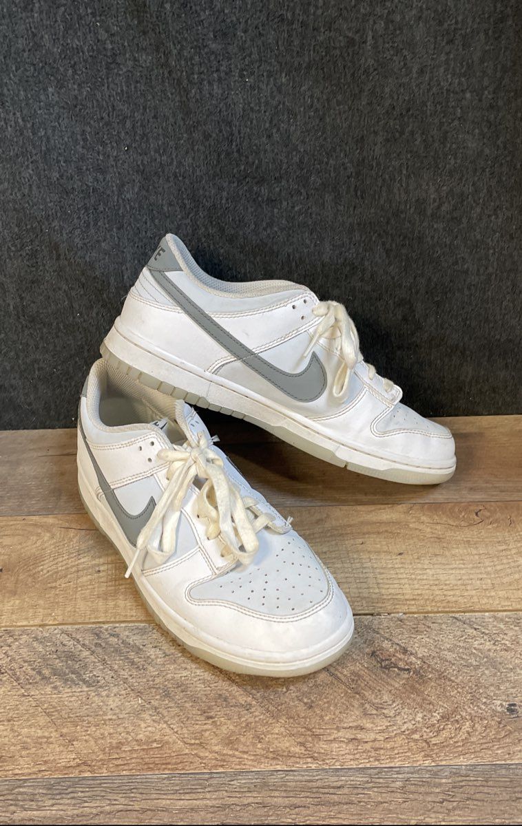 Nike Dunk Low Pure Platinum Wolf Grey GS Sneakers Size 7Y