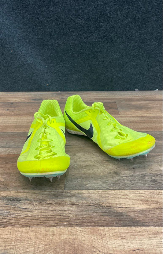 Nike Zoom Rival Multi Volt Black Track & Field Spikes Cleats Size 8.5