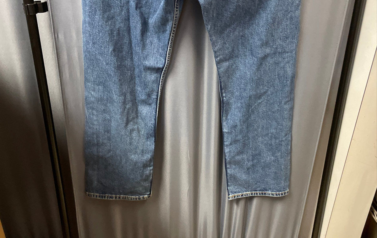 Levi's Men's 505 Regular Fit Blue Stretch Straight Leg Jeans Sz 36x29 NWT