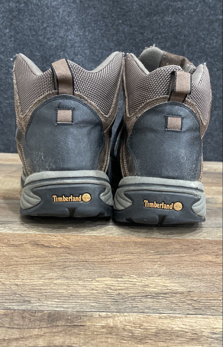 Timberland Outdoor Performance Brown Leather Hiking Boots Size 11.5
