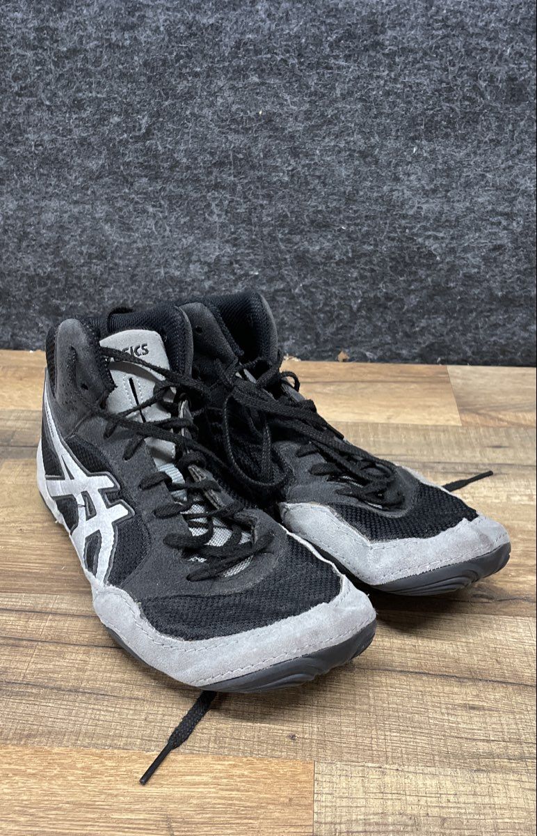 Asics Snapdown 2 Grey Black Wrestling Shoes Size 6.5 Wide