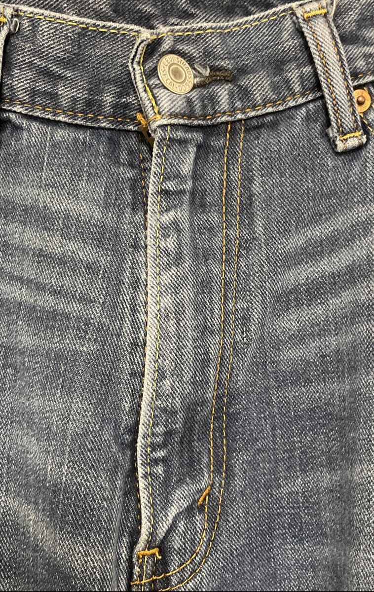 Levi's Men's 505 Regular Fit Straight Leg Jeans Medium Wash Blue Sz 36x30