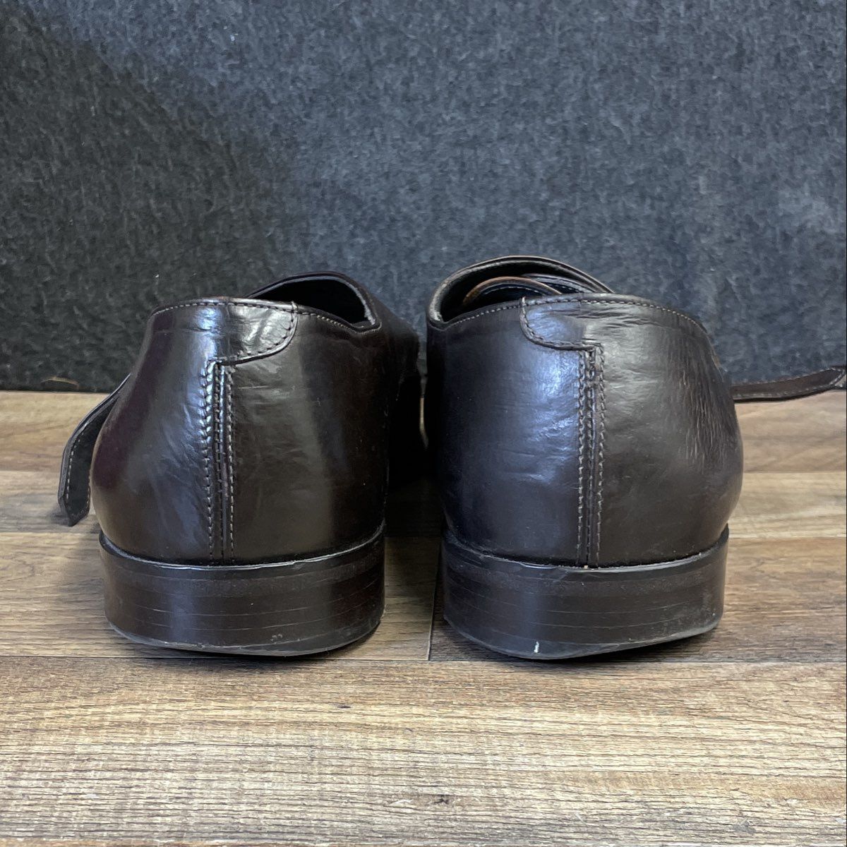To Boot New York Adam Derrick Brown Leather Double Monk Strap Cap Toe Size 12