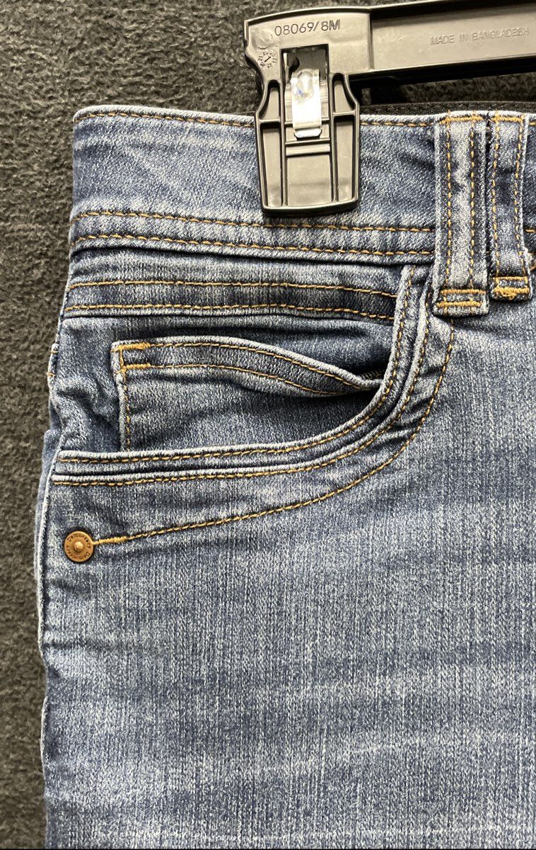 Democracy Women's Blue "Ab" Technology Skinny Tapered Jeans Sz 10