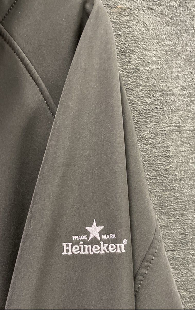 Stormtech Performance Men's Black Softshell Jacket XL Heineken Logo Full Zip