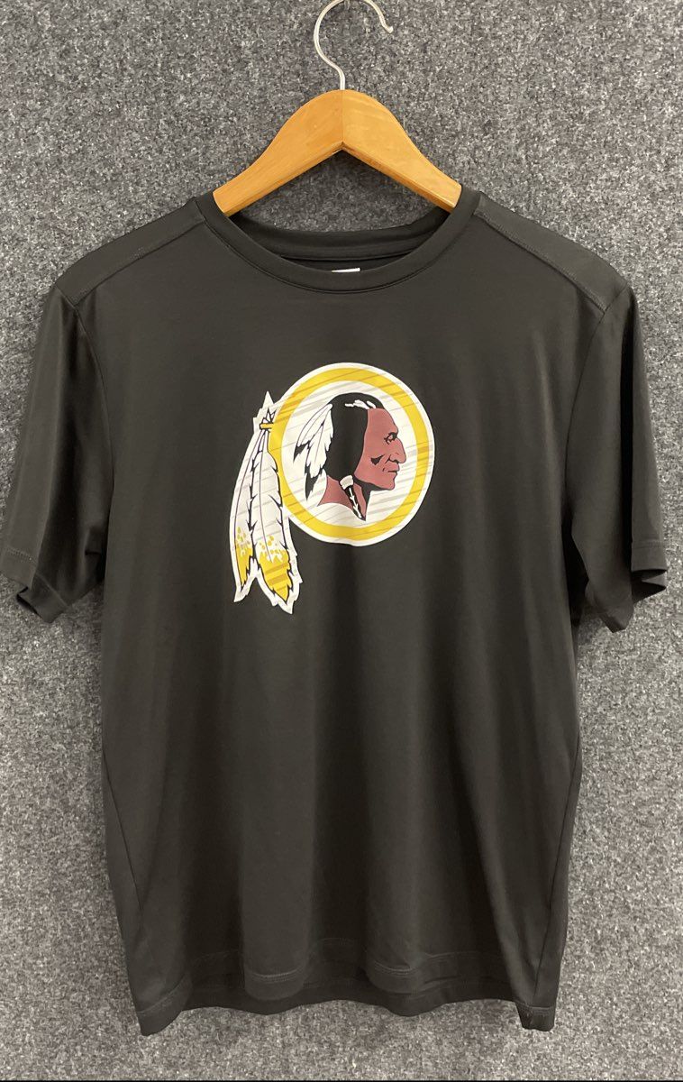 NFL Team Apparel Men's Washington Redskins Dark Gray TX3 Cool T-Shirt Size M