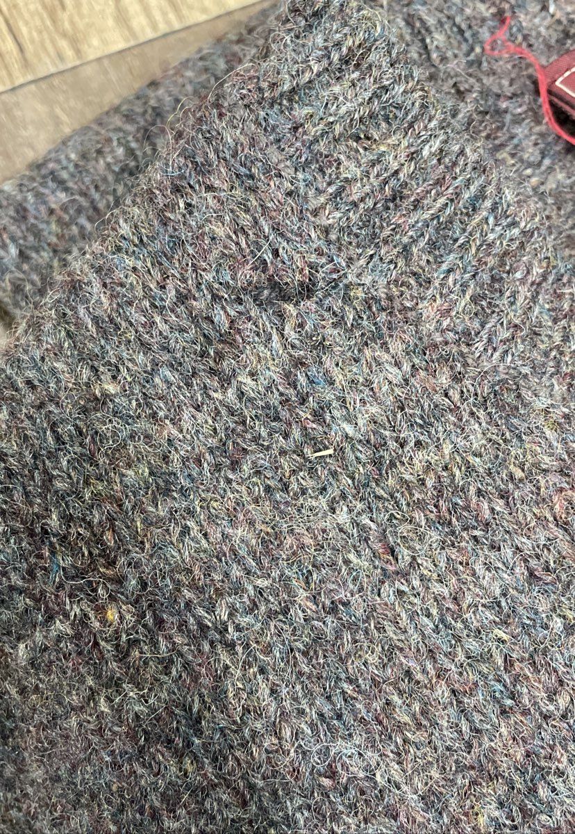 Vintage 90s Chaps Ralph Lauren Men's Brown Shetland Wool Argyle Sweater Sz L