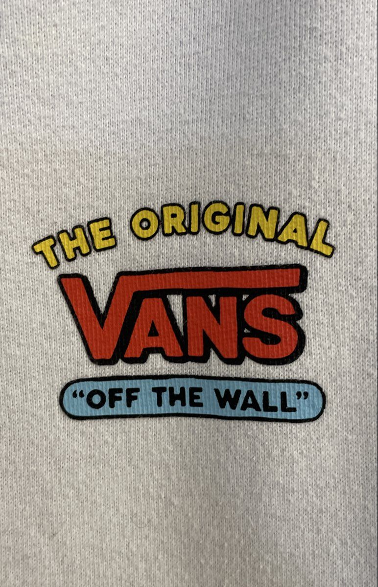 Vans The Simpsons Men's White Hoodie Family Couch Checkerboard Sleeve Size M