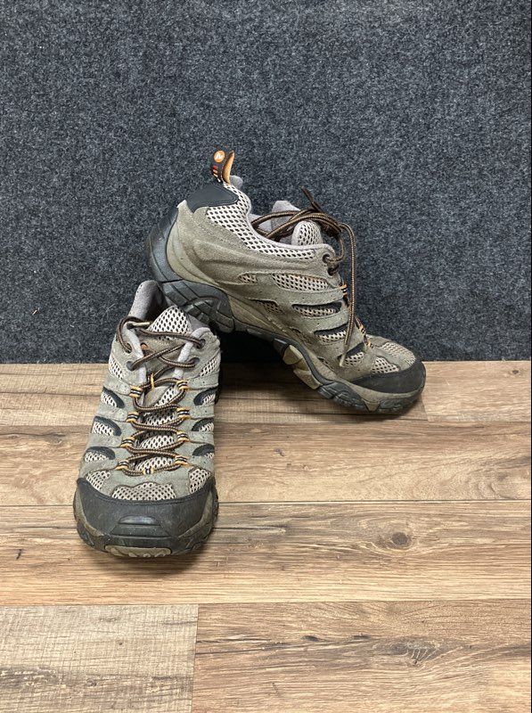 Merrell Moab Ventilator Walnut Brown Mesh Hiking Shoes Men's Size 9