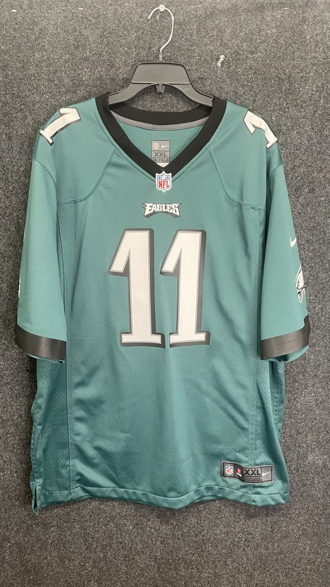 Nike Men's Philadelphia Eagles Carson Wentz #11 Jersey Midnight Green XXL