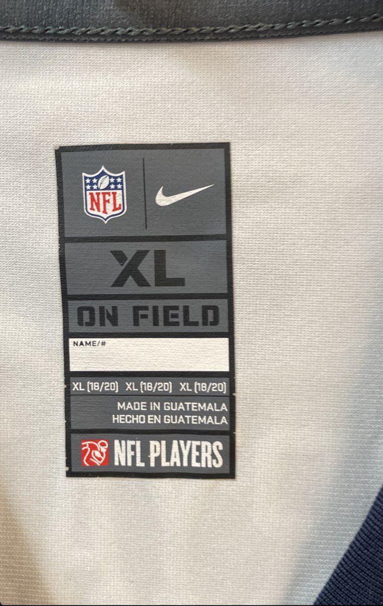 Nike Boys Dallas Cowboys Dez Bryant 88 On Field Football Jersey Navy Sz XL 18/20