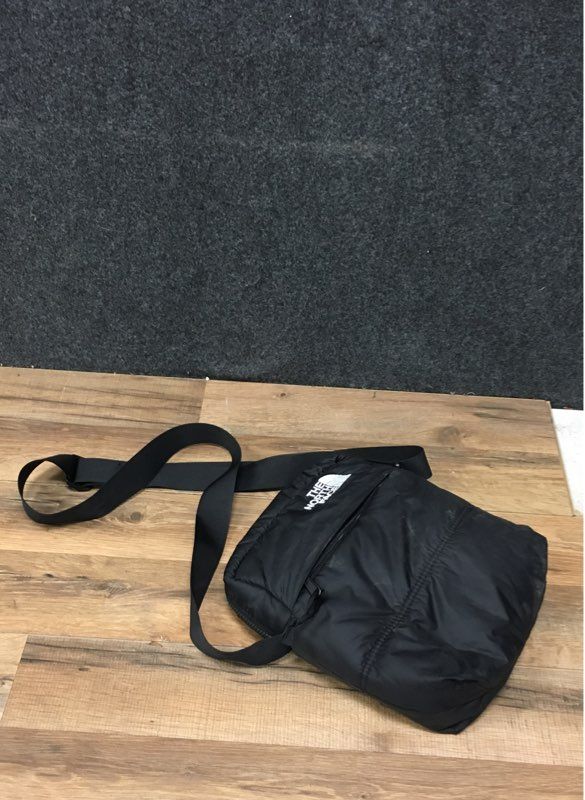 The North Face Black Padded Utility Crossbody Bag Small Shoulder Pouch