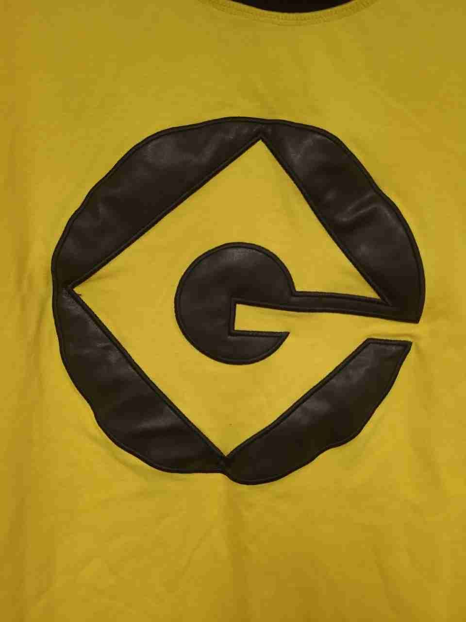 Illumination Presents Minions Men's Yellow Gru Logo Long Sleeve Shirt Sz XL