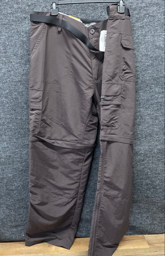 Cabela's Men's Great Trail Convertible Cargo Pants Lead Nylon NWT Size 40x30
