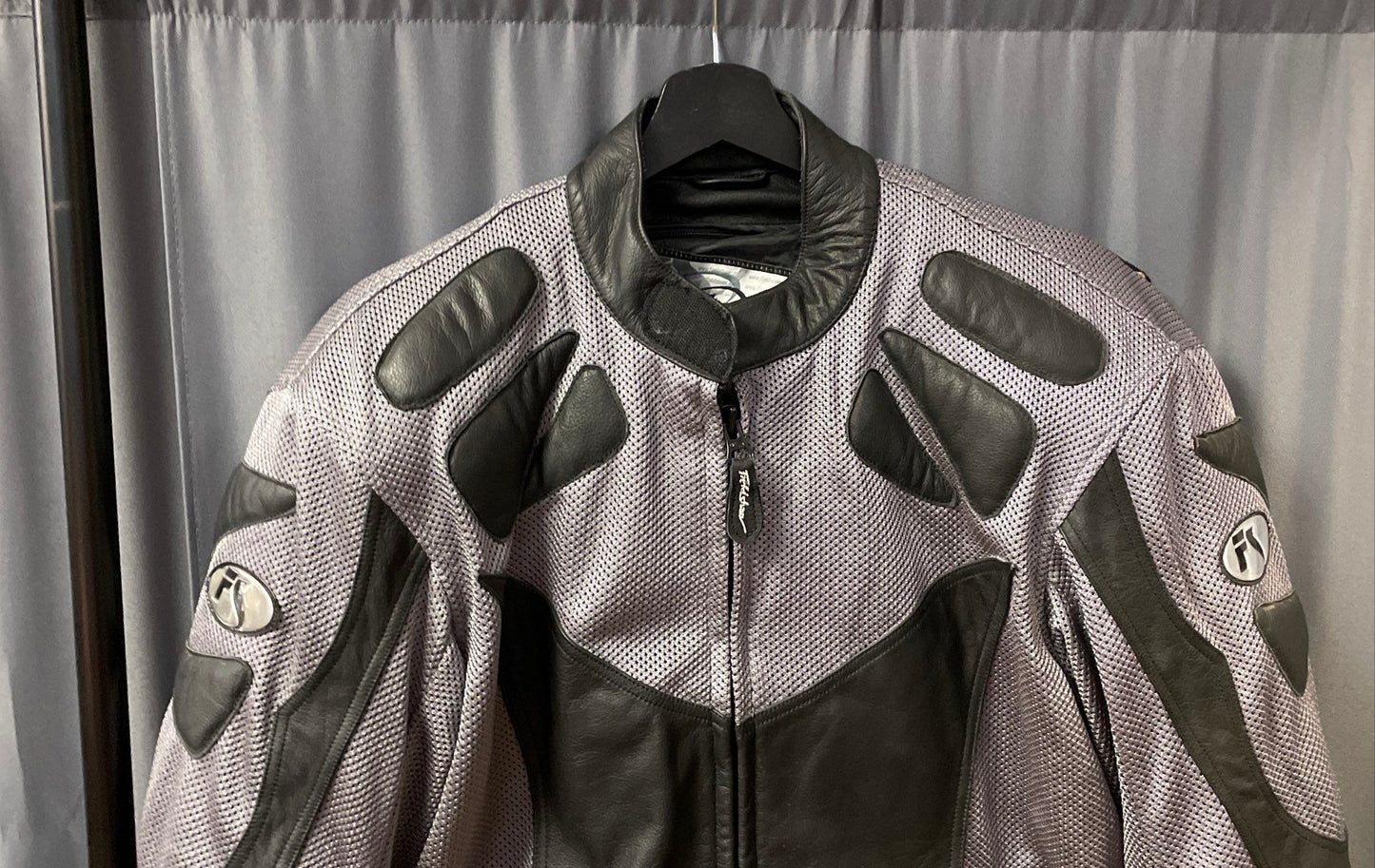 Fieldsheer Men's Gray Armored Moto Jacket Removable Liner Sz 44