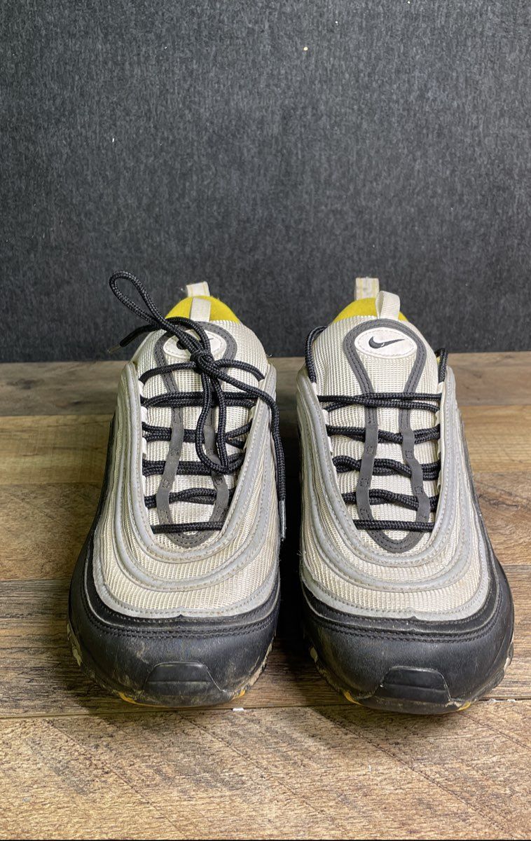 Nike Air Max 97 Steelers Black White Amarillo Men's Sneakers Size 11