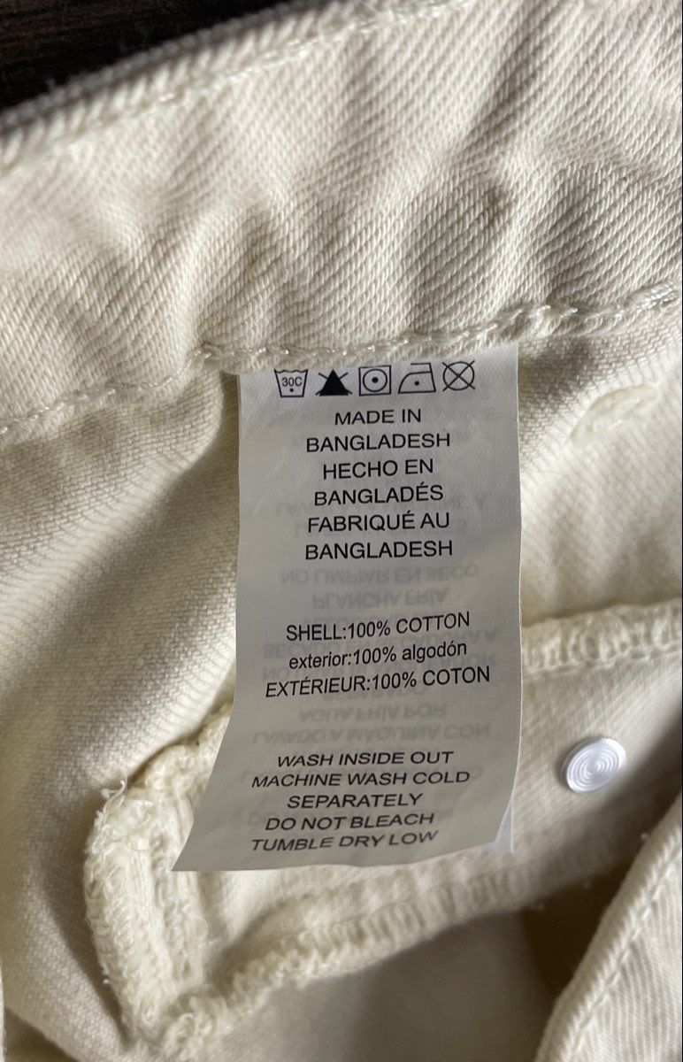 Michael Kors Women's Selma Crop Wide Leg Jeans Bone High Rise NWT Size 10