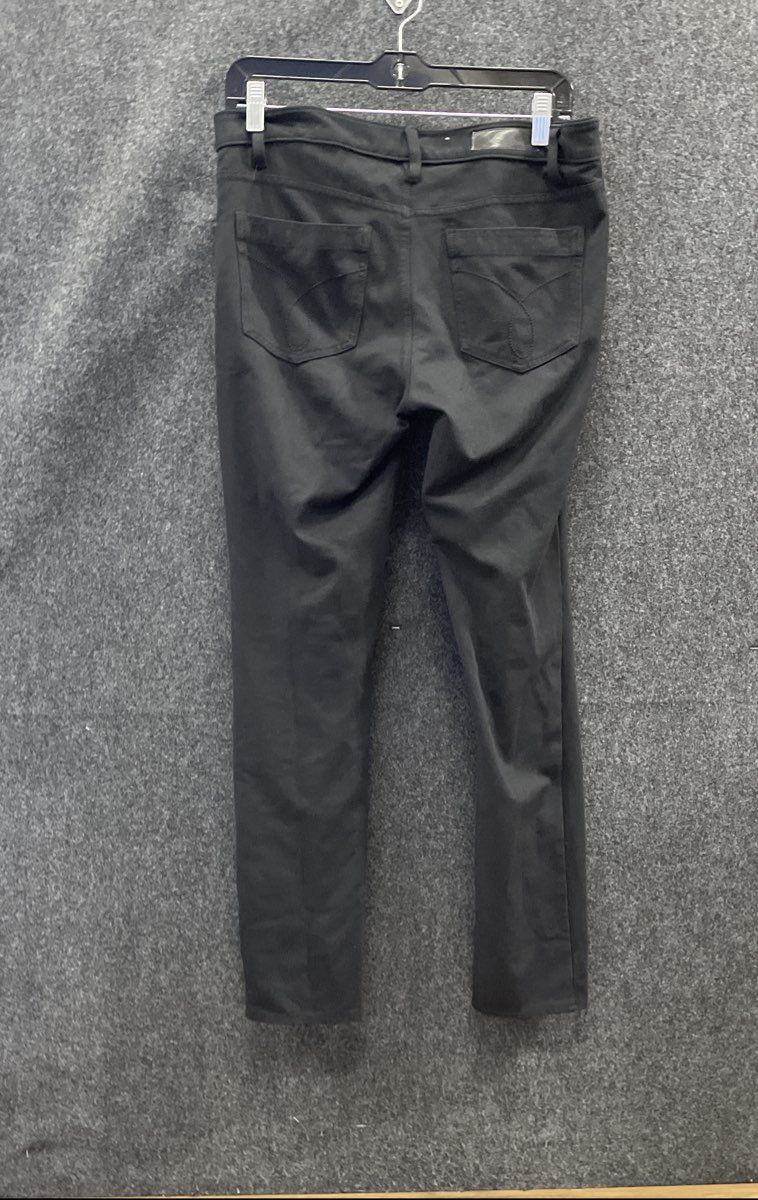 Calvin Klein Jeans Women's Black Viscose Blend Stretch Skinny Pants Sz 8