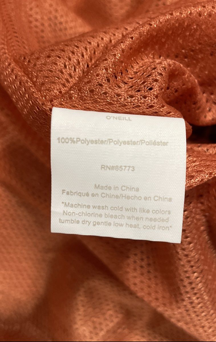 O'Neill Women's Orange Gayle Hooded Parka Jacket NWT Sz L