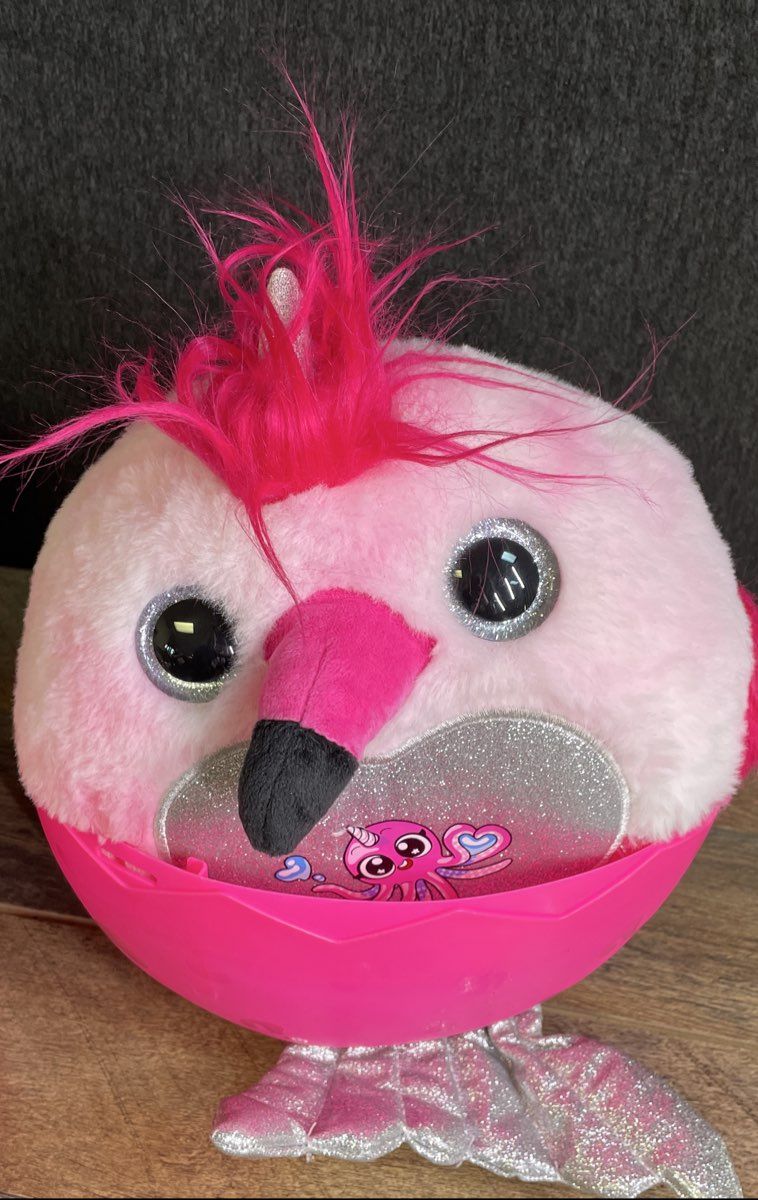 Zuru Rainbocorns Mermaidcorn Surprise Flamingo Plush Toy 2021 Open Box