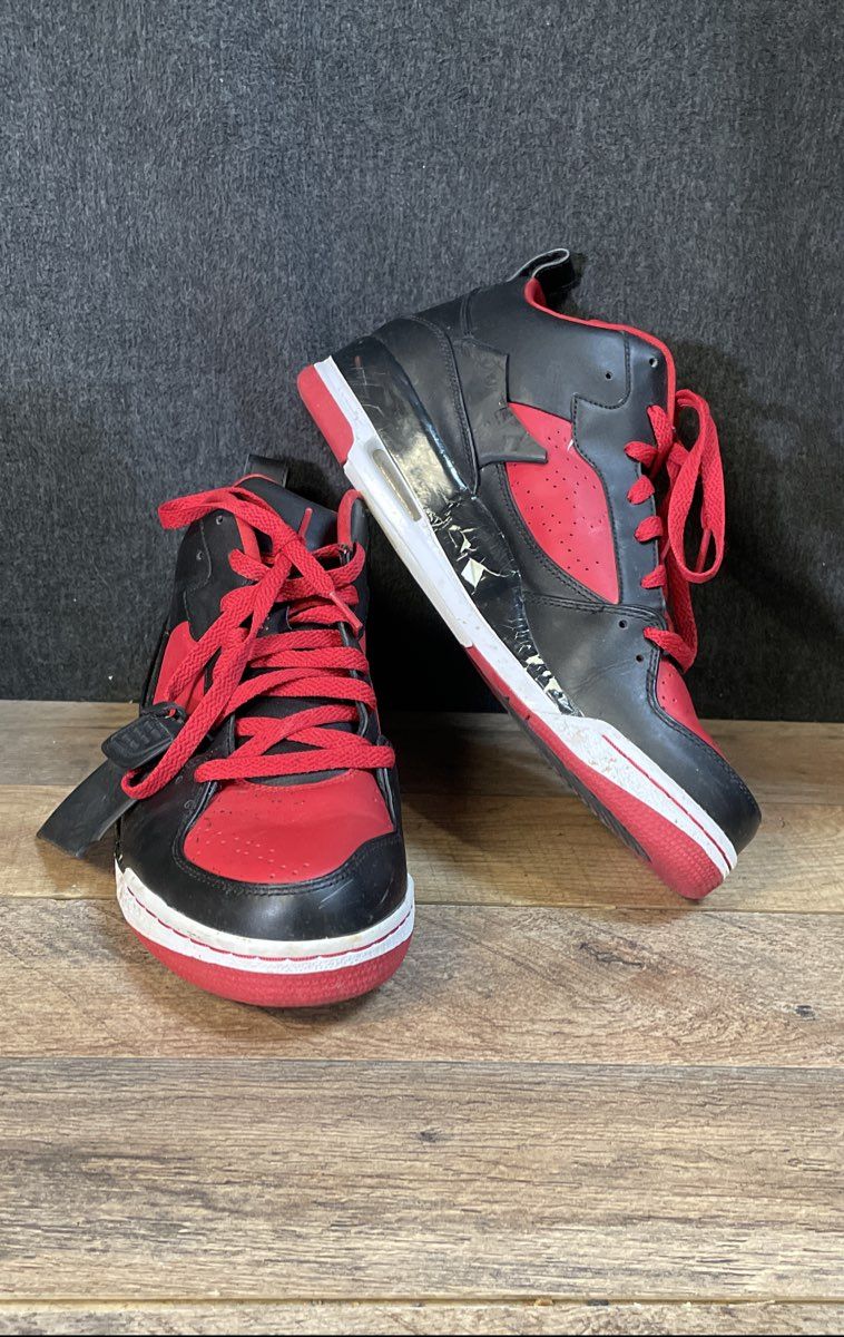 Nike Air Jordan Ol' School 2 Bred Black Red White Sneakers Size 11